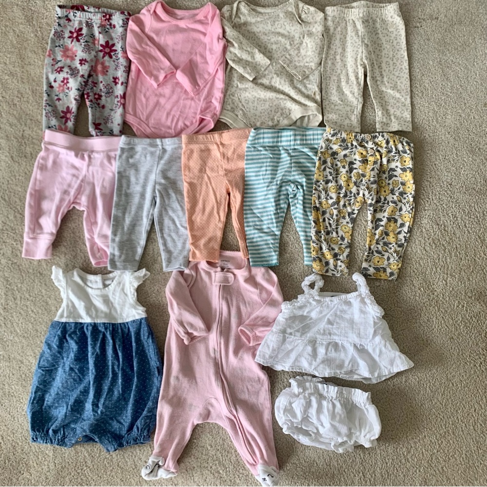 0-3M baby girl bundle
